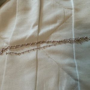 Gigi clouzeau lilac/ gold necklace